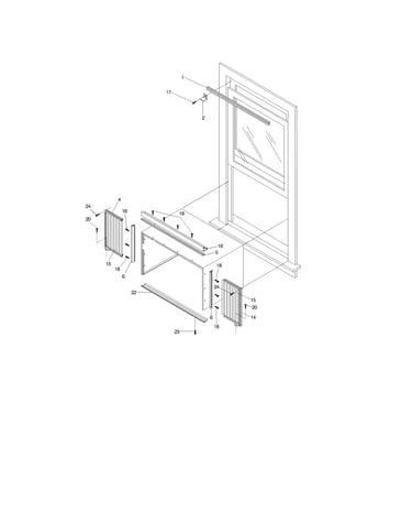 Window mounting parts