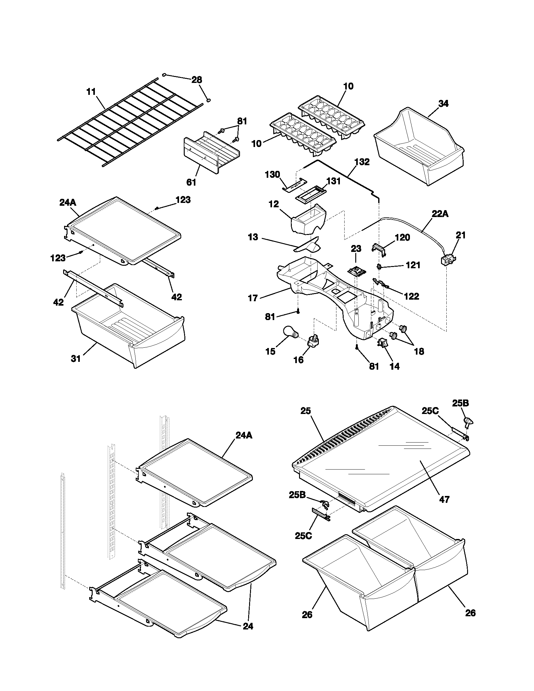SHELVES