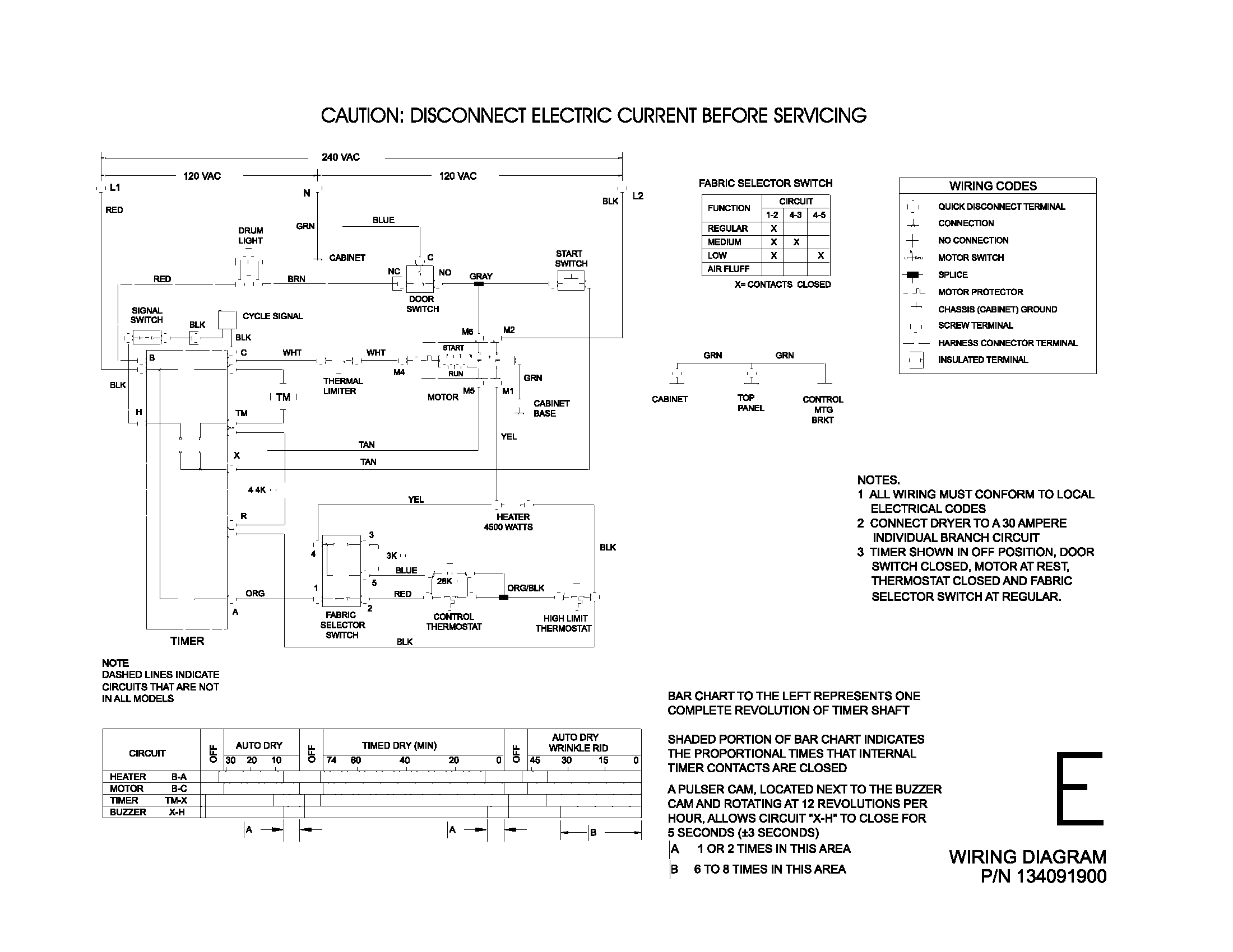 134091900 WIRING DIAGRAM