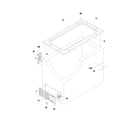 Universal/Multiflex (Frigidaire) MFC13M0BW5 cabinet diagram