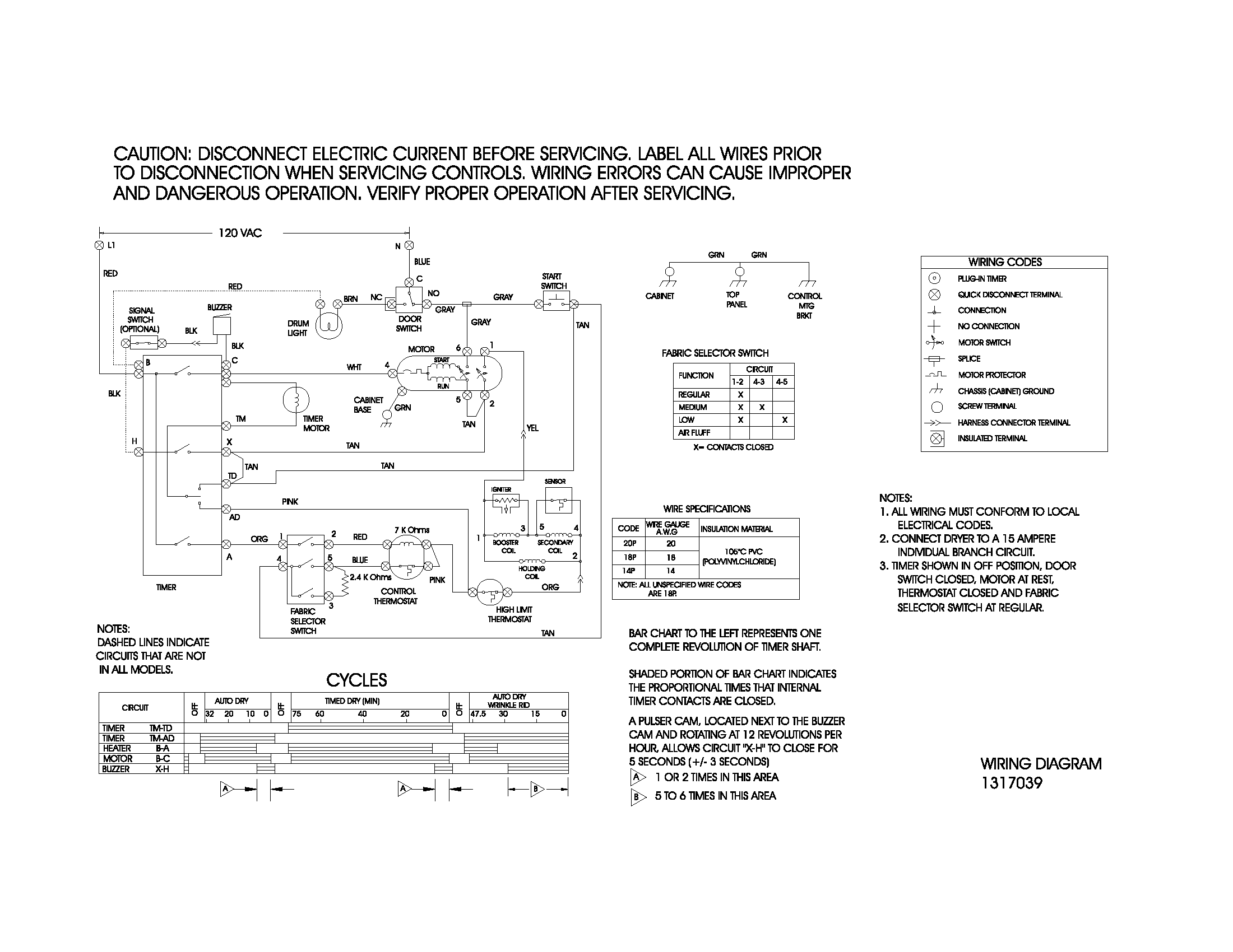 131703900 WIRING DIAGRAM