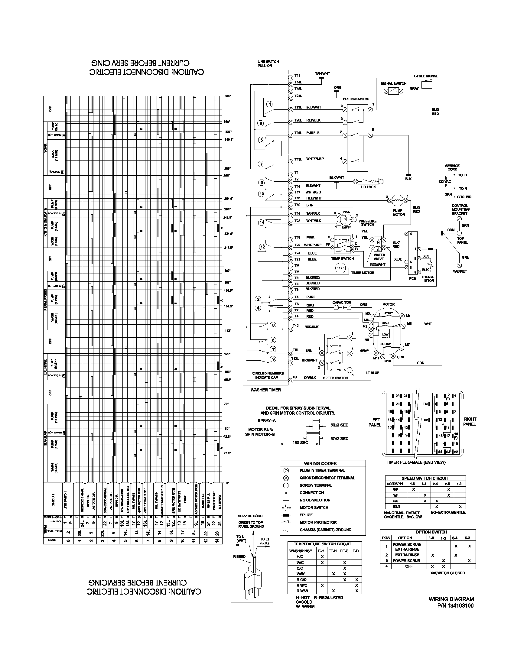 134103100 WIRING DIAGRAM