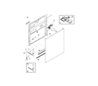 Frigidaire GLDB957AS0 door diagram