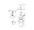 Universal/Multiflex (Frigidaire) MDB124BAB0 motor & pump diagram