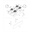 White-Westinghouse WEF303PHWA top/drawer diagram