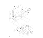 Universal/Multiflex (Frigidaire) MEF331BHDB backguard diagram