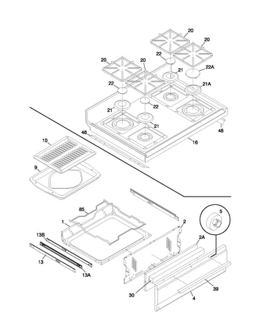 Top/drawer