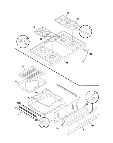 Top/drawer