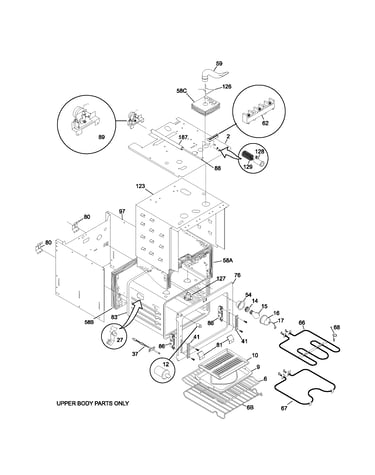 Upper oven