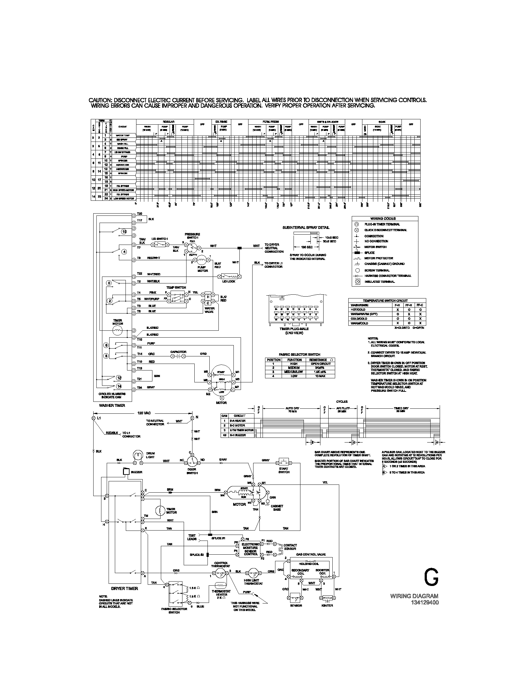 134129400 WIRING DIAGRAM