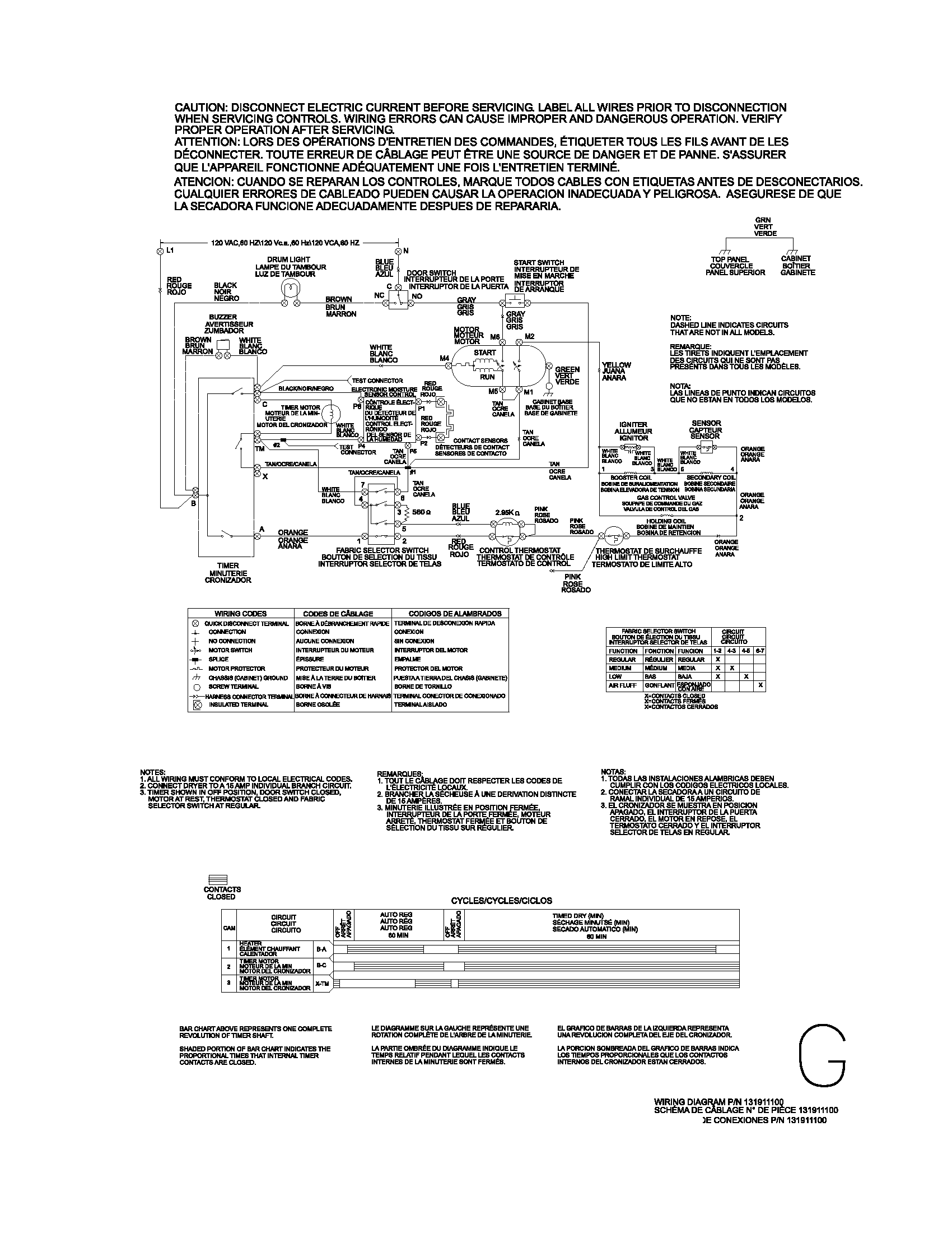 131911100 WIRING DIAGRAM