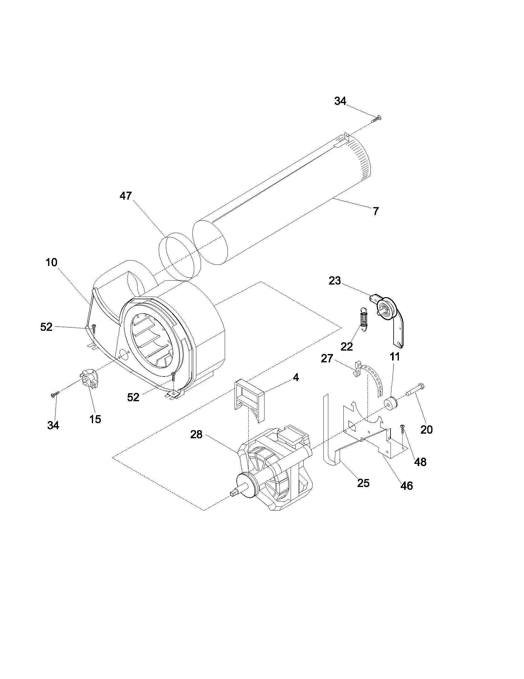 Motor,blower