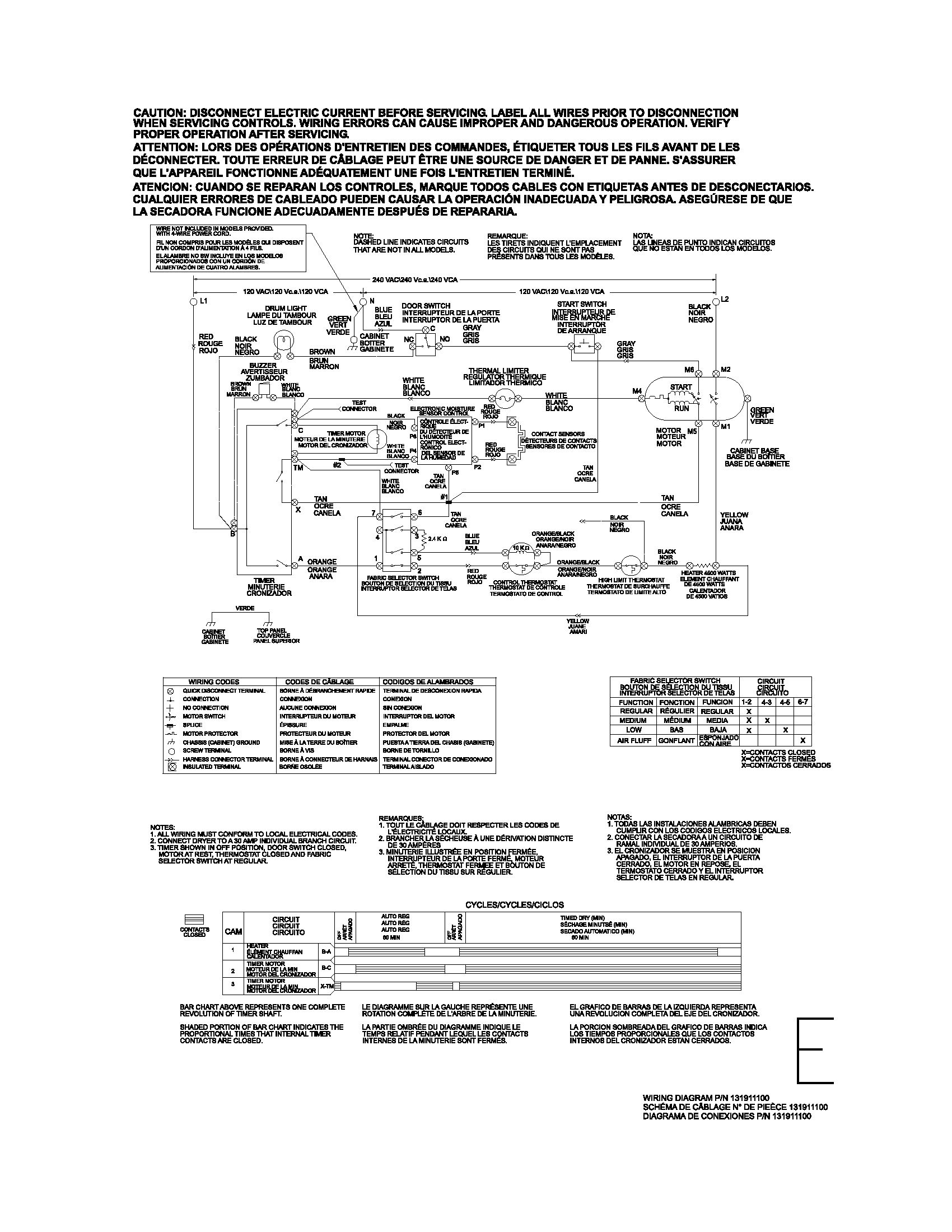 131911100 WIRING DIAGRAM