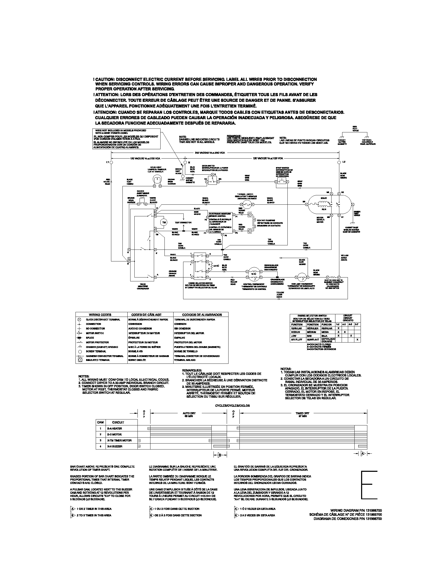 131966700 WIRING DIAGRAM
