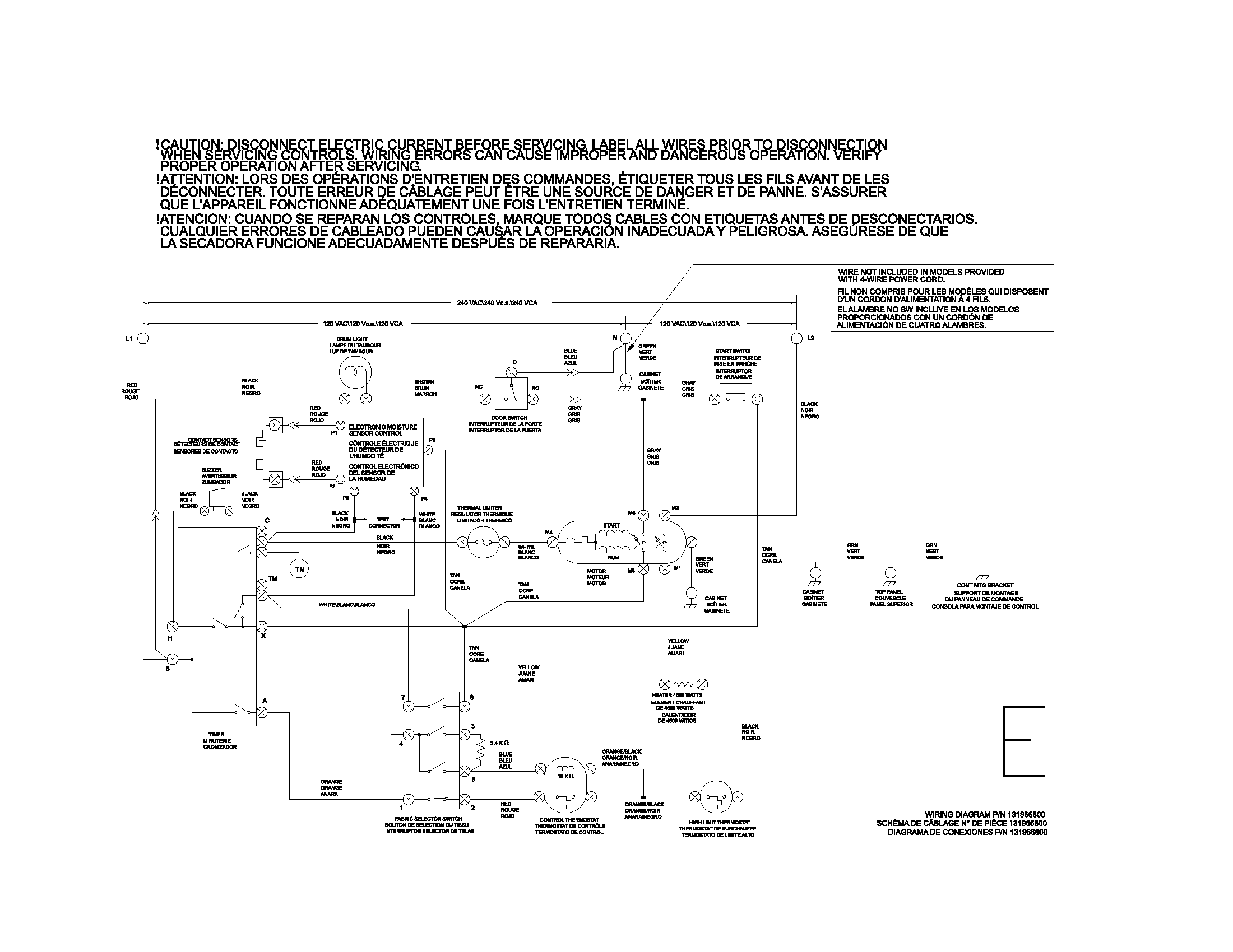 131966800 WIRING DIAGRAM