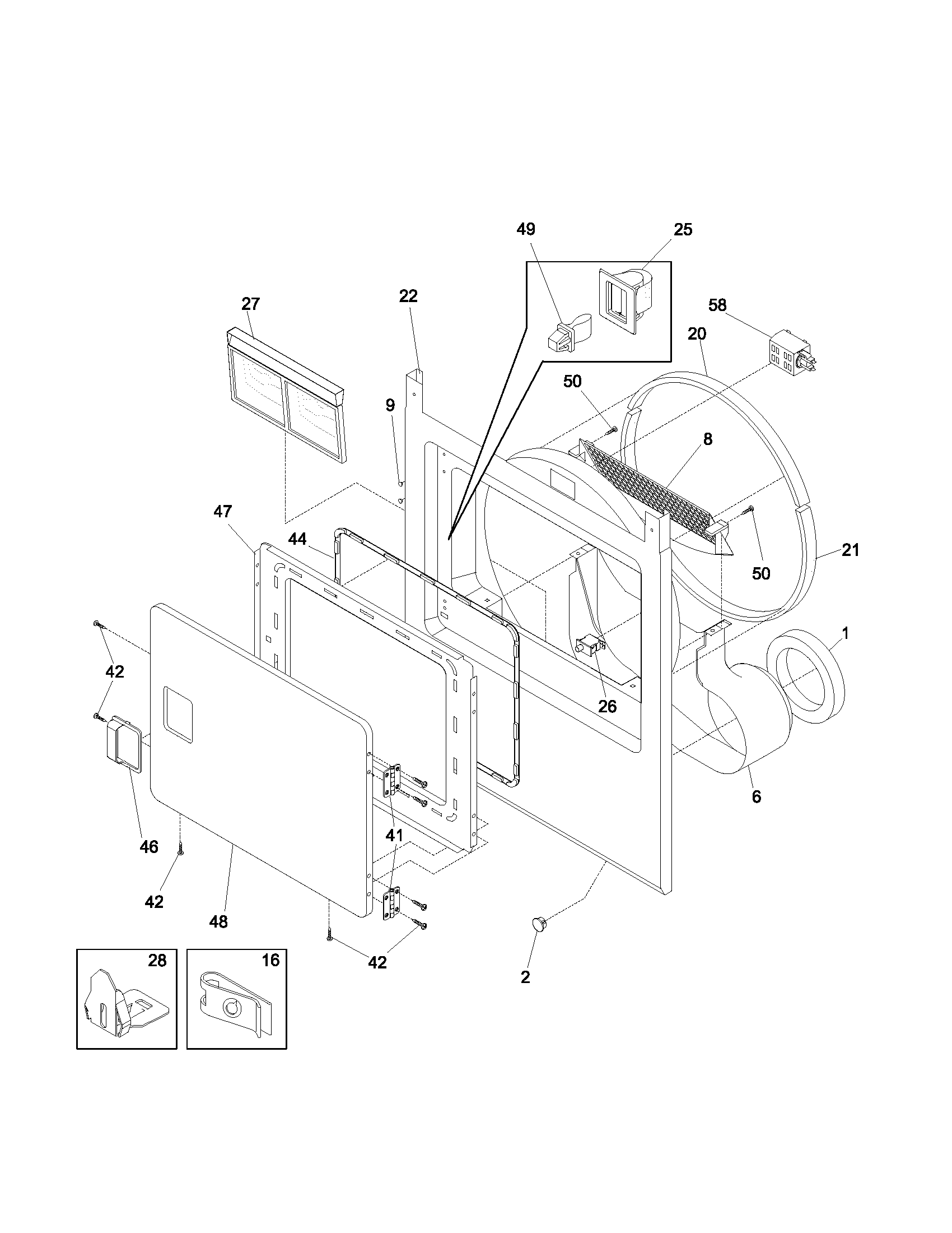 Frnt pnl, door