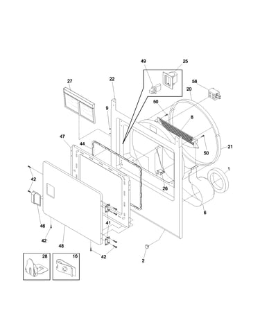 Frnt pnl, door