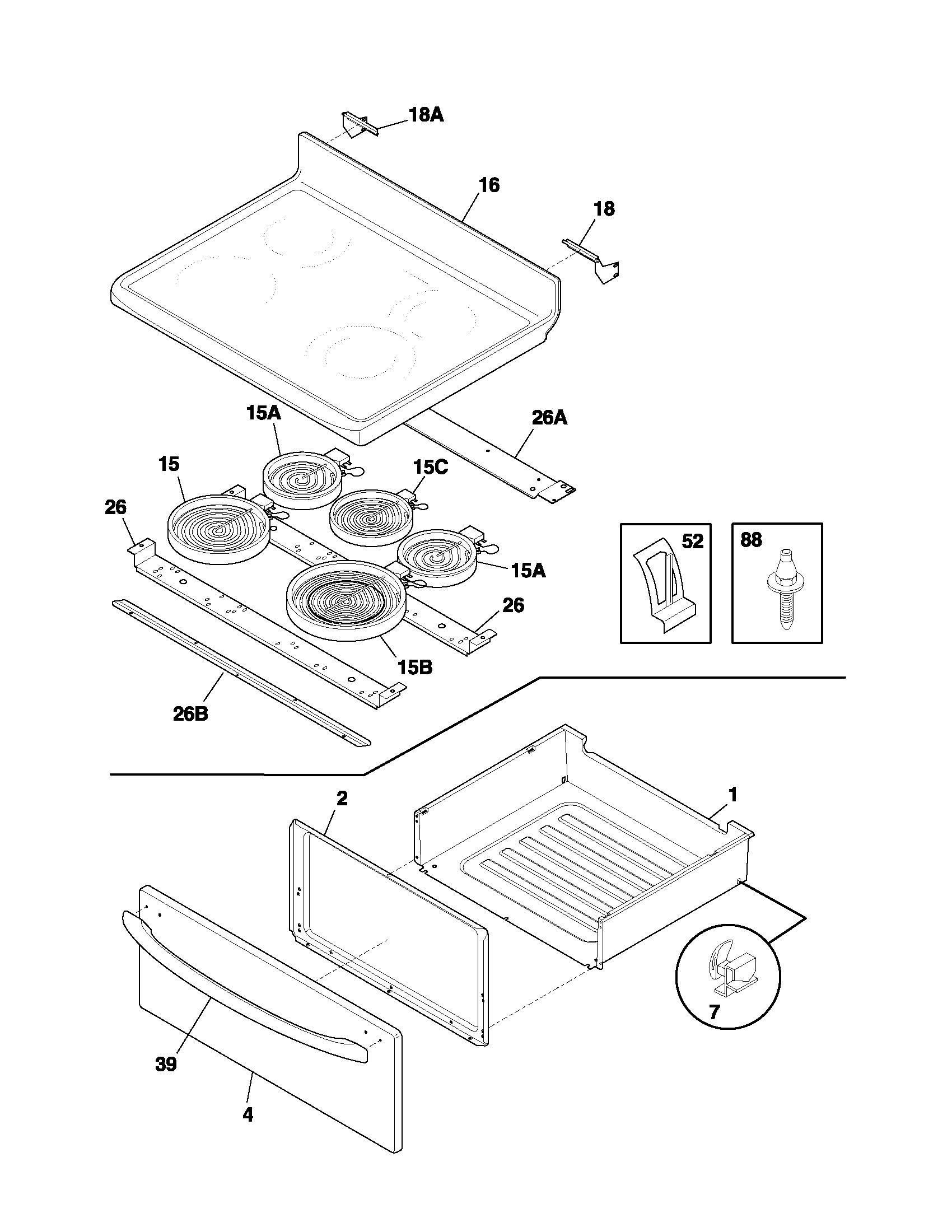 Top/drawer