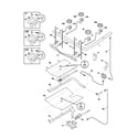 Frigidaire FGFL77AQD burner diagram