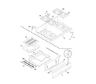 Frigidaire FGF324WHSD top/drawer diagram