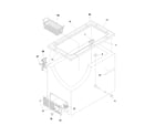 Universal/Multiflex (Frigidaire) CFC09M4AW1 cabinet diagram
