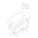 Frigidaire FFC09M2AW1 door diagram