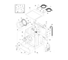 Frigidaire GLTF1040AS0 wshr cab,door diagram