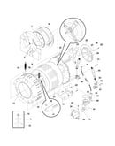 Wshr tub,motor