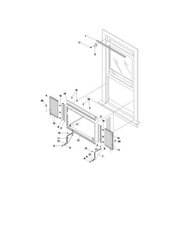 Window mounting parts
