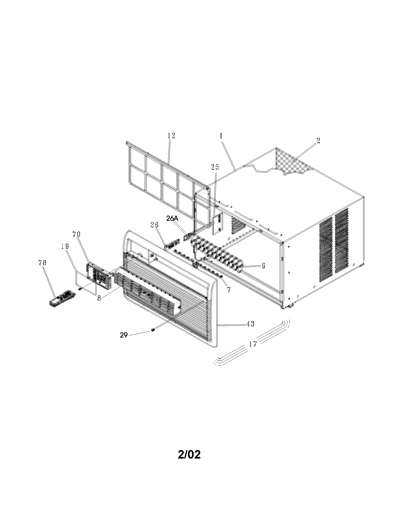 Cabinet front and wrapper