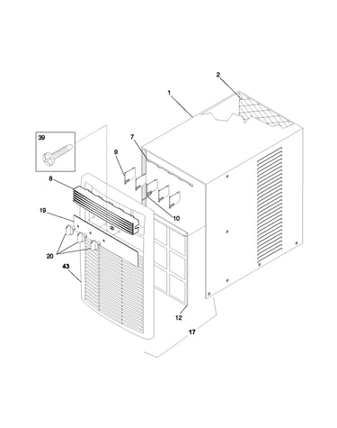 Cabinet front and wrapper