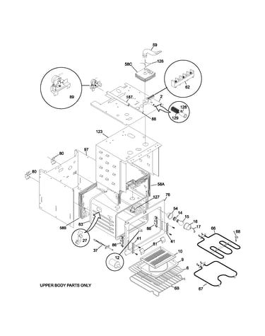 Upper oven