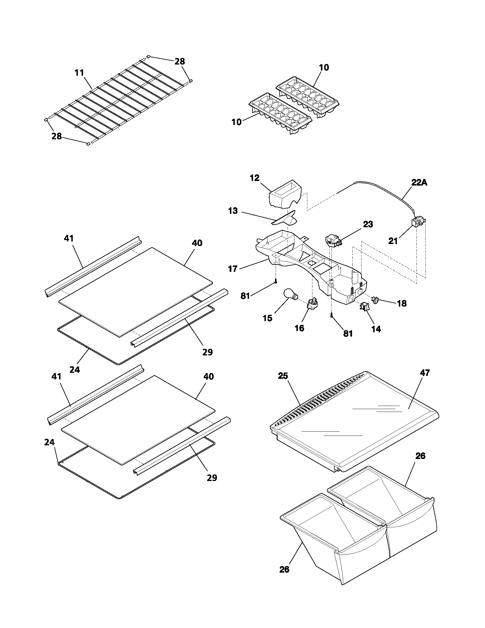 SHELVES