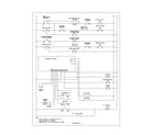 Frigidaire NGSE3WZAQE wiring schematic diagram