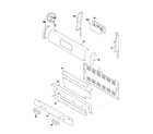 Tappan TGF363AUB backguard diagram