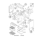 Tappan TGF363AWB body diagram