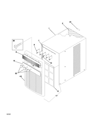 Cabinet front and wrapper