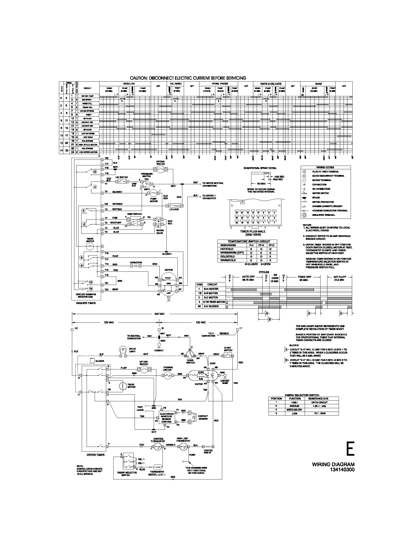 134140300 WIRING DIAGRAM