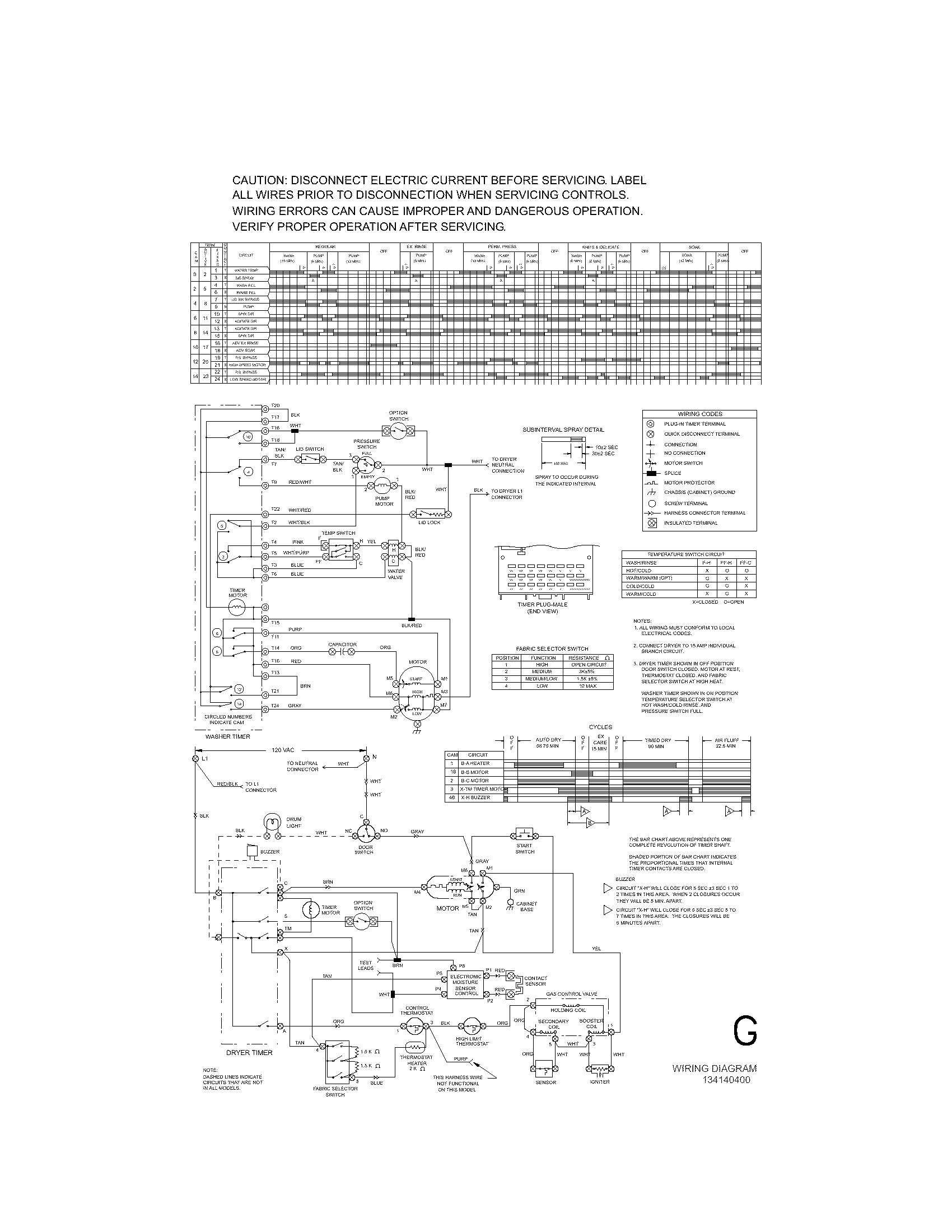 134140400 WIRING DIAGRAM