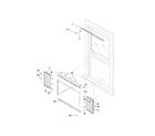Kenmore 25372088200 window mounting parts diagram