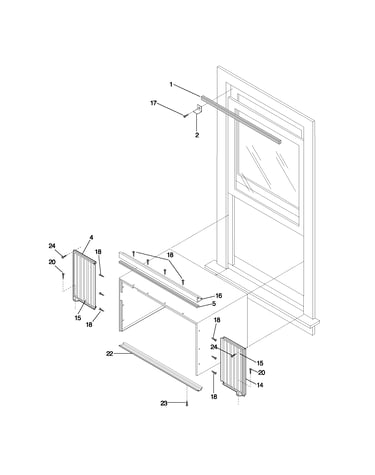 Window mounting parts