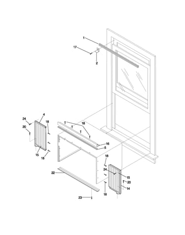 Window mounting parts