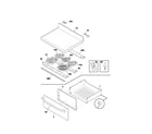 Kenmore 79095663200 top/drawer diagram