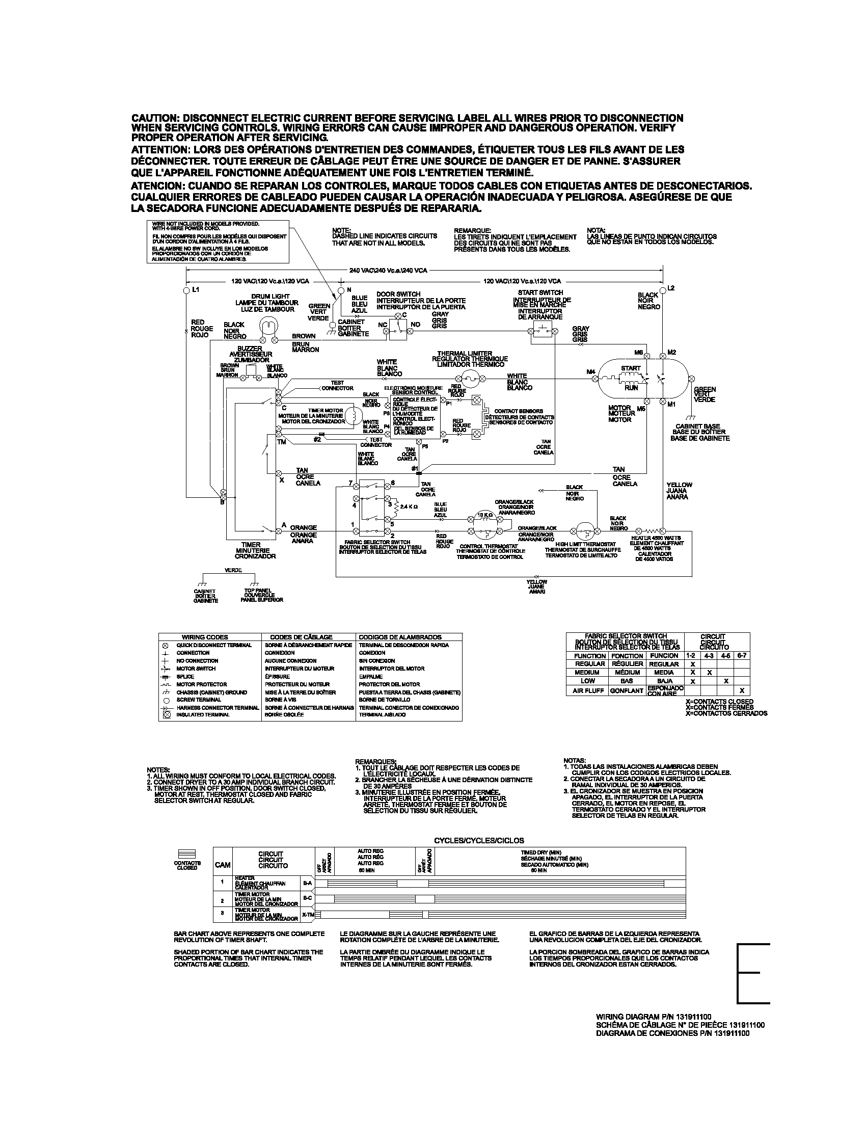 131911100 WIRING DIAGRAM