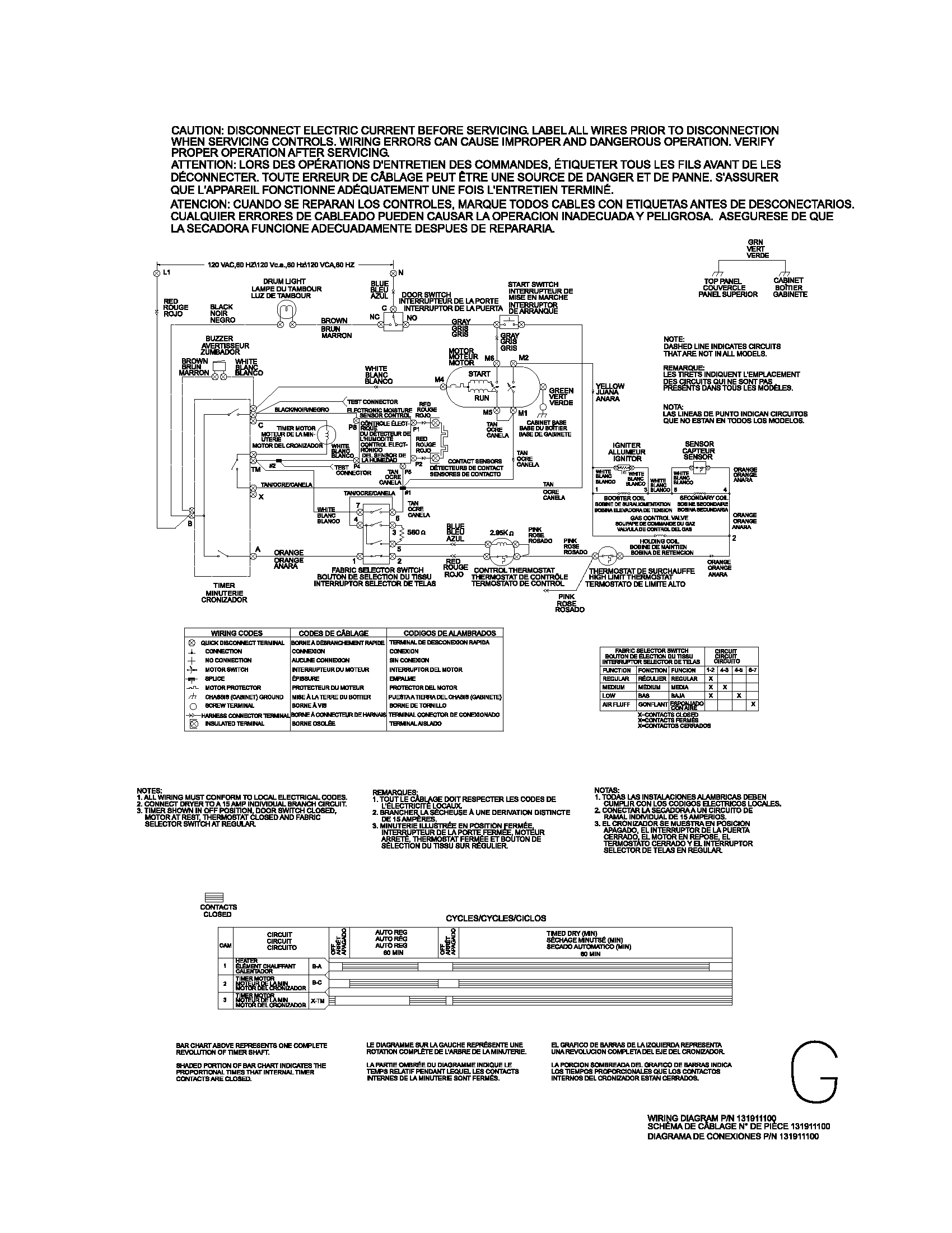 131911100 WIRING DIAGRAM