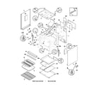 Tappan TGF351AWB body diagram