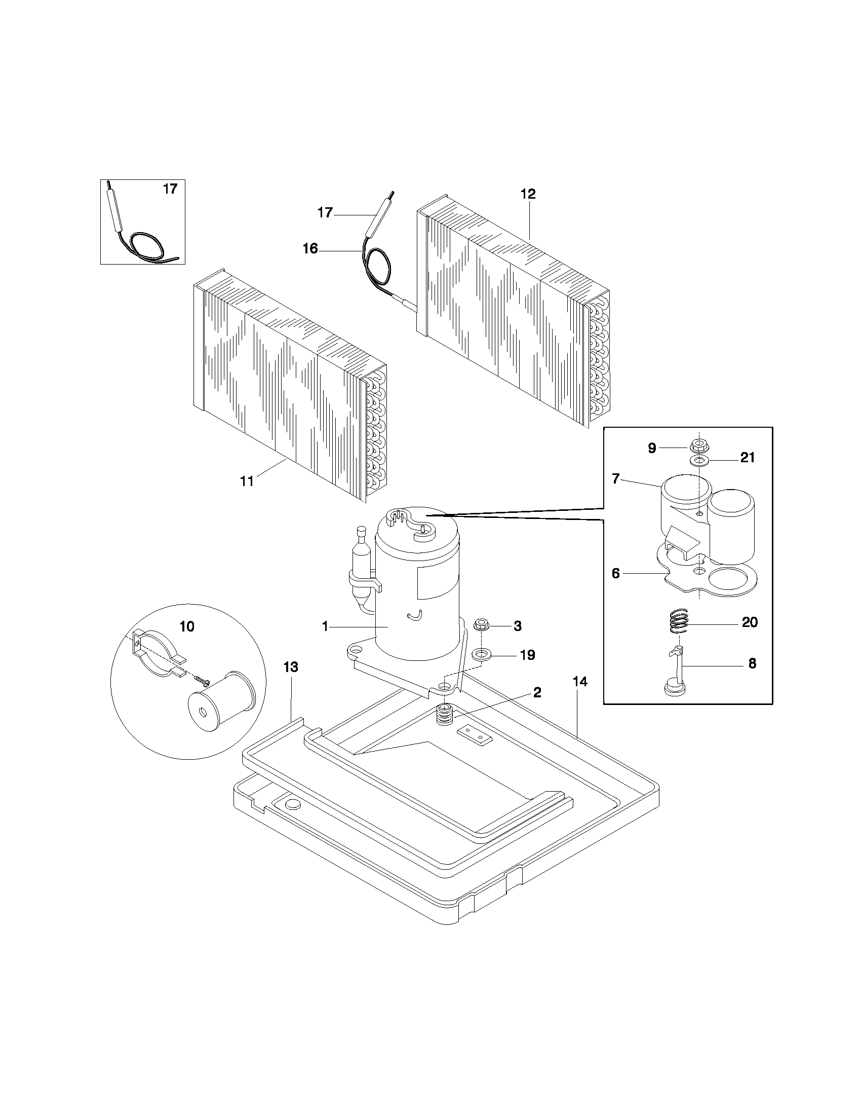 Compressor parts