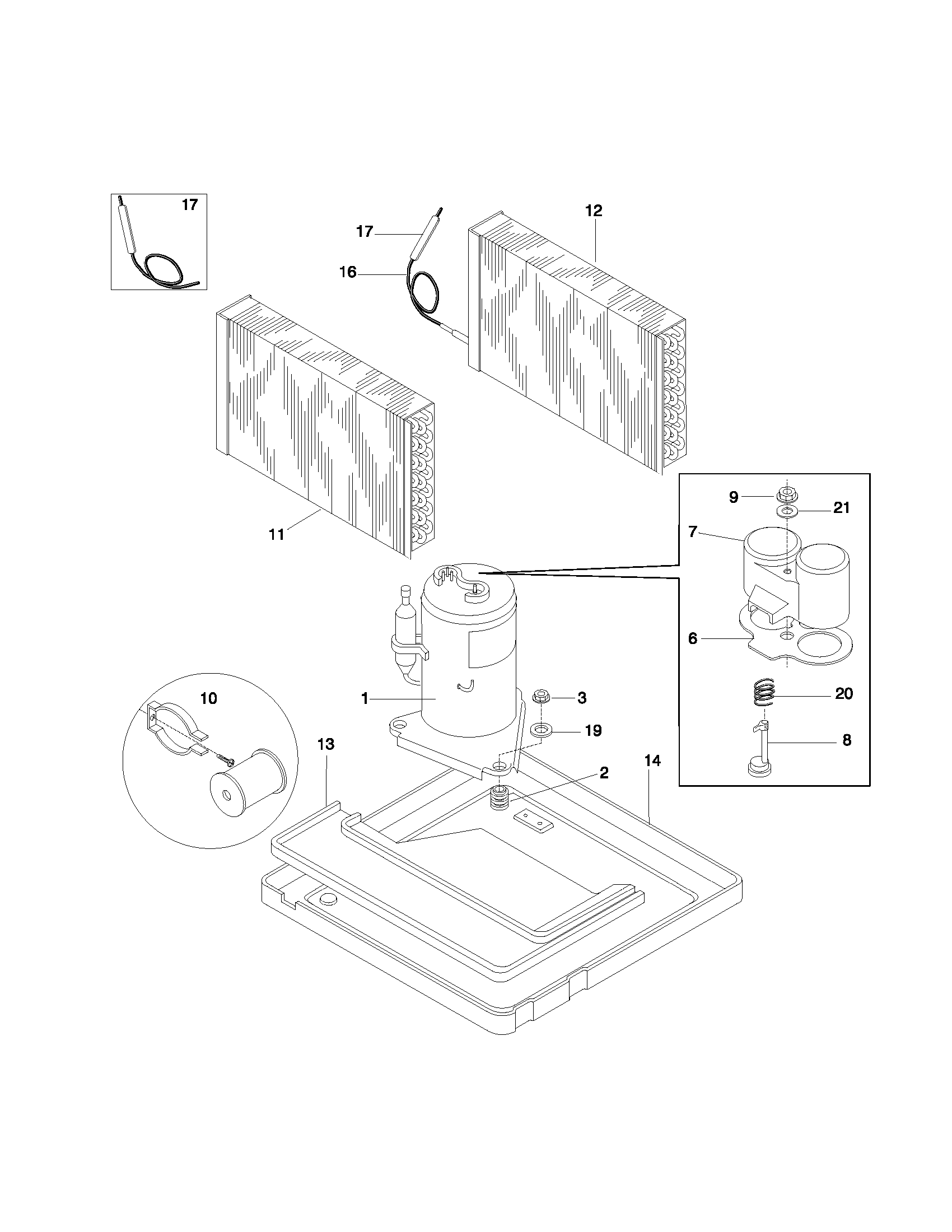 Compressor parts