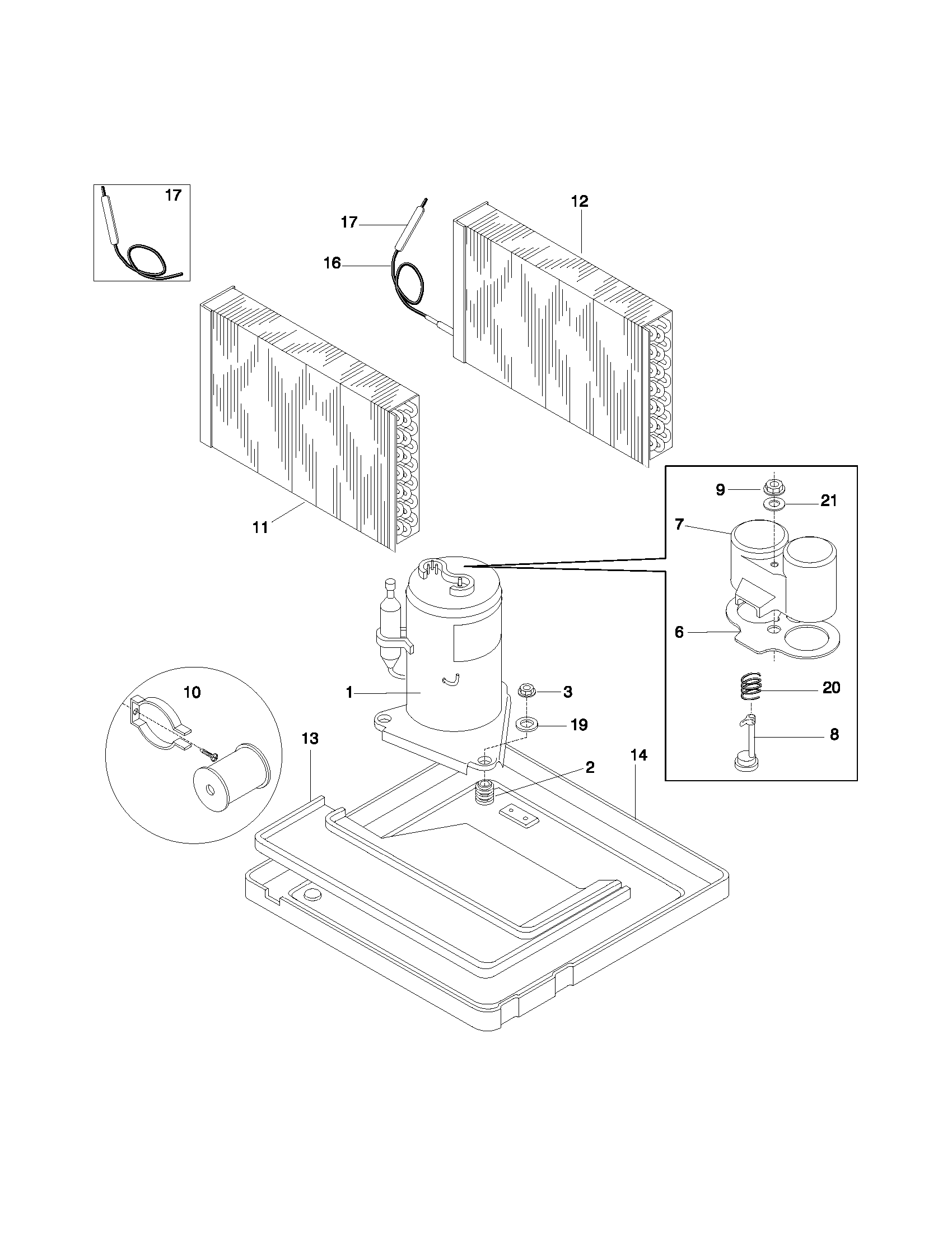Compressor parts