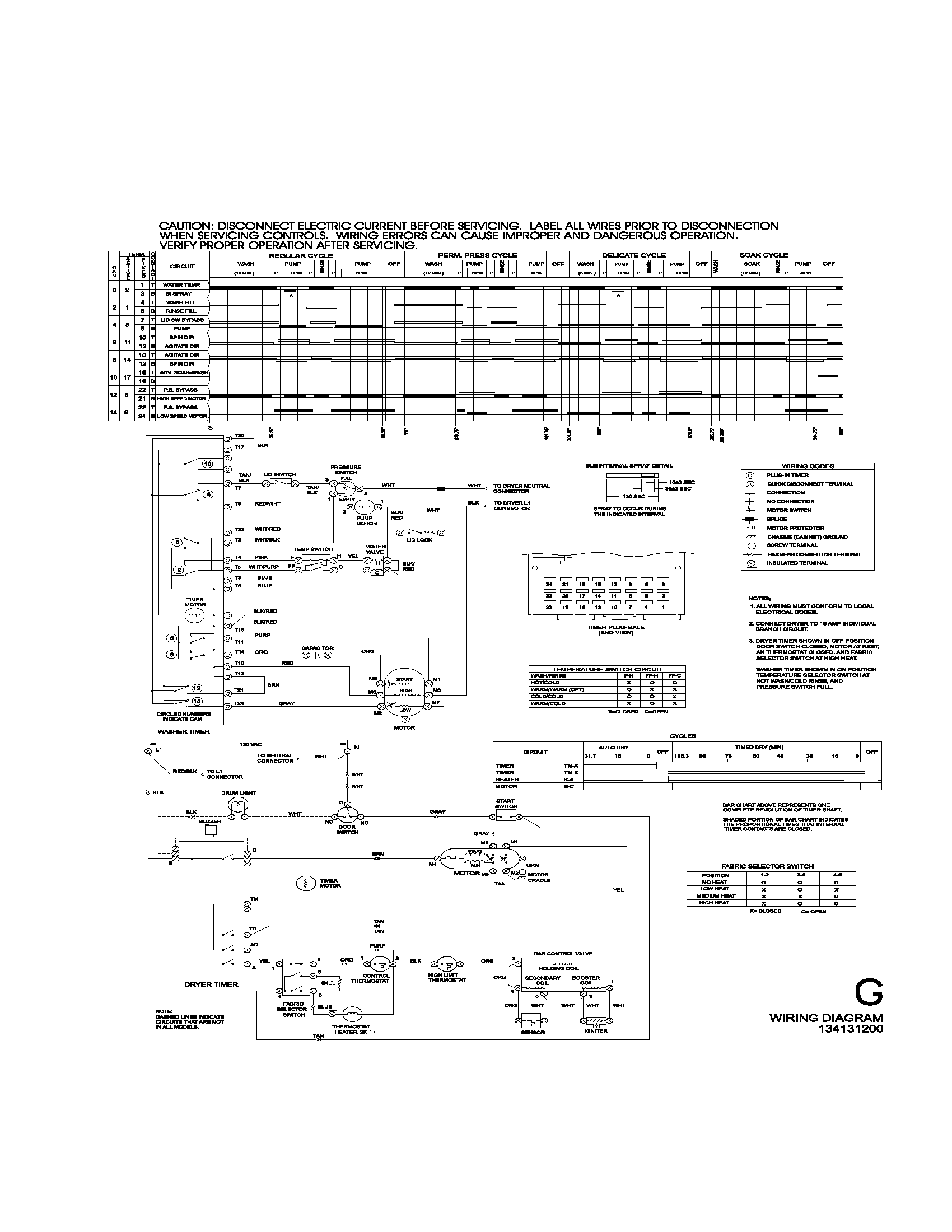 134131200 WIRING DIAGRAM